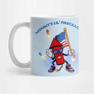 Mommy's Little Firecracker 4th of July Mug